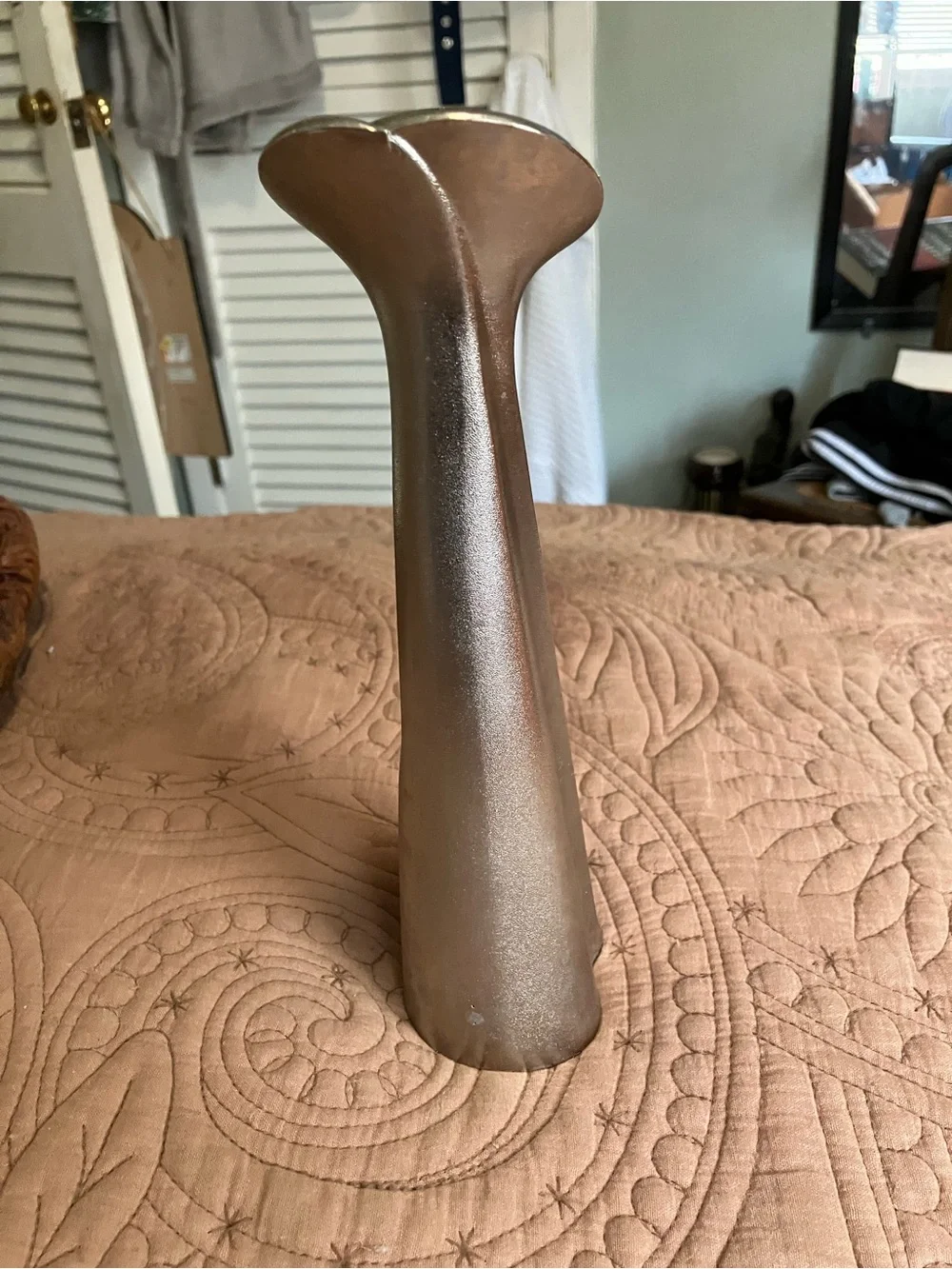 Vintage Bud Vase Styled After A Calla Lily